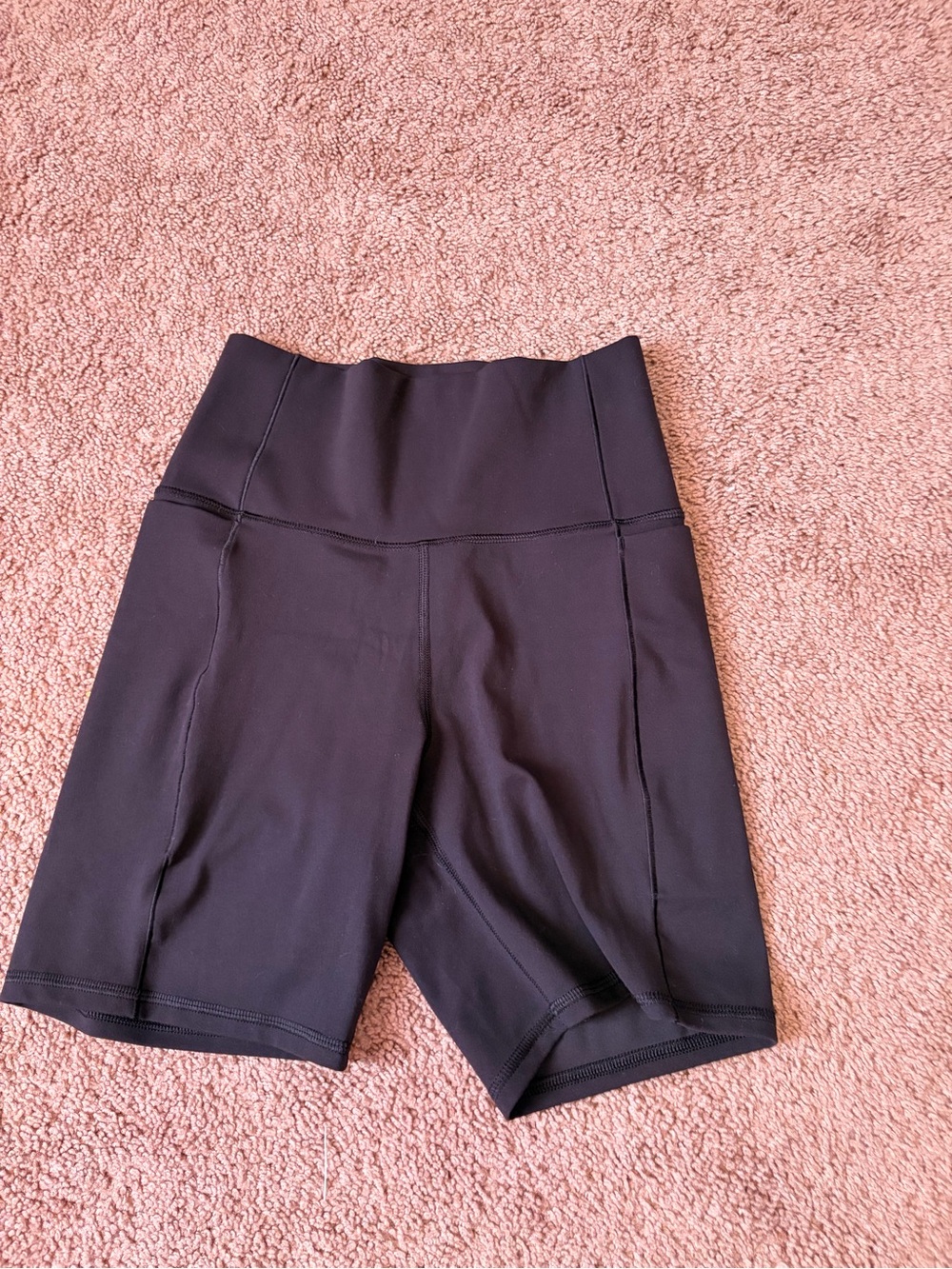 Avia Black High-Waist Bike Shorts